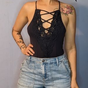 American Eagle lace front bodysuit Size M